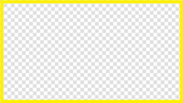 Simple Yellow Webcam Overlay   Webcam Overlay 16 9  HD Png DownloadTransparent PNG