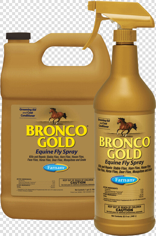 Bronco® Gold Equine Fly Spray Class   Equine Fly Spray  HD Png DownloadTransparent PNG