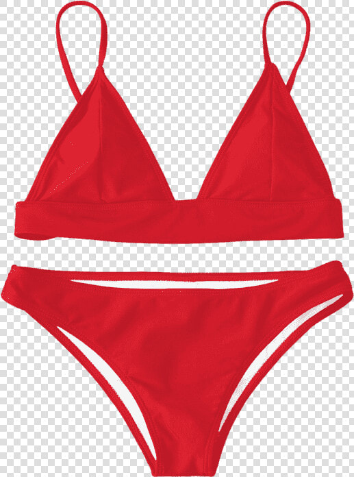 Padding Bikini Set Red Bikinis M Style Sexy Diwqppt   Zaful Bathing Suits  HD Png DownloadTransparent PNG