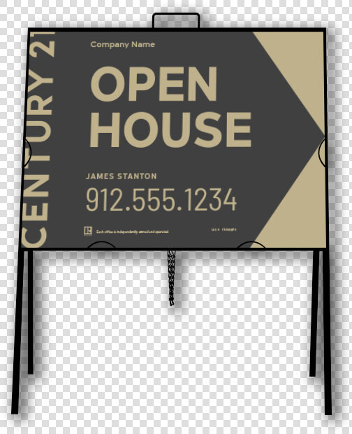 Century 21 A frame Open House Sign   Open House Century 21  HD Png DownloadTransparent PNG