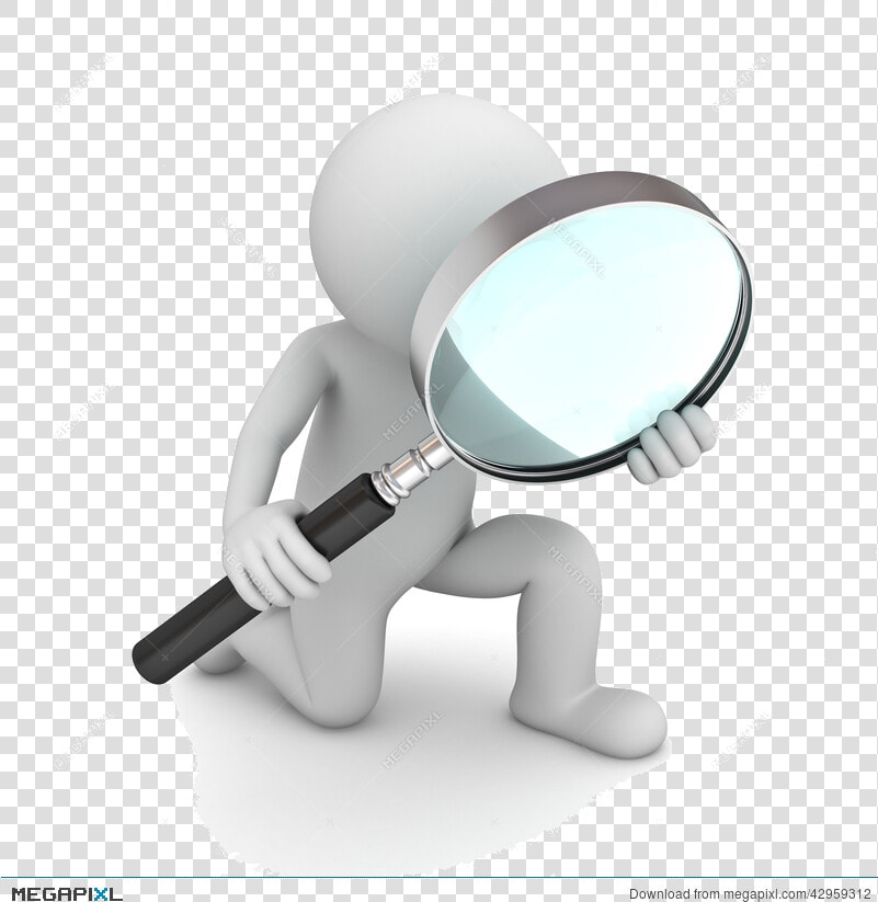 Magnifying Glass Png Man   Person Magnifying Glass Clipart  Transparent PngTransparent PNG