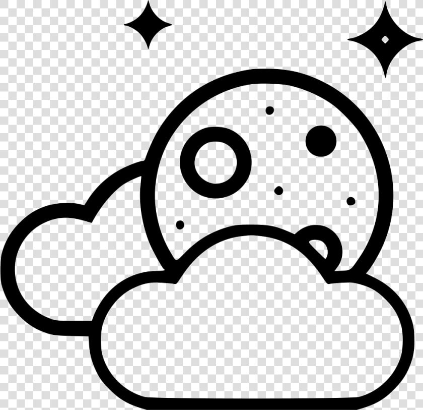 Forecast Clouds Moon Night   Portable Network Graphics  HD Png DownloadTransparent PNG