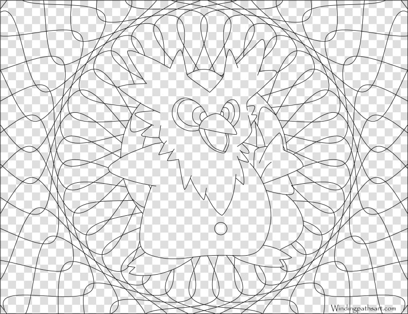 Mandalas Para Colorear De Charmander  HD Png DownloadTransparent PNG