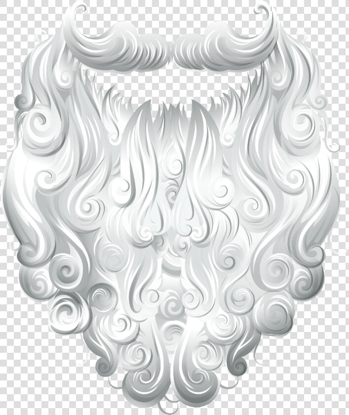 White Beard Png   Santa Claus Beard Transparent  Png DownloadTransparent PNG