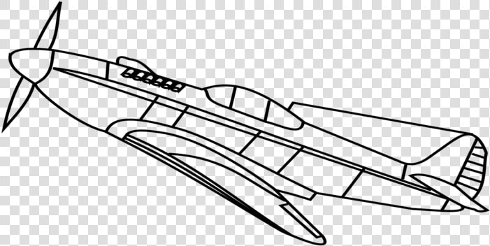 Ww2 Fighter Plane   Ww2 Fighter Planes Drawing  HD Png DownloadTransparent PNG