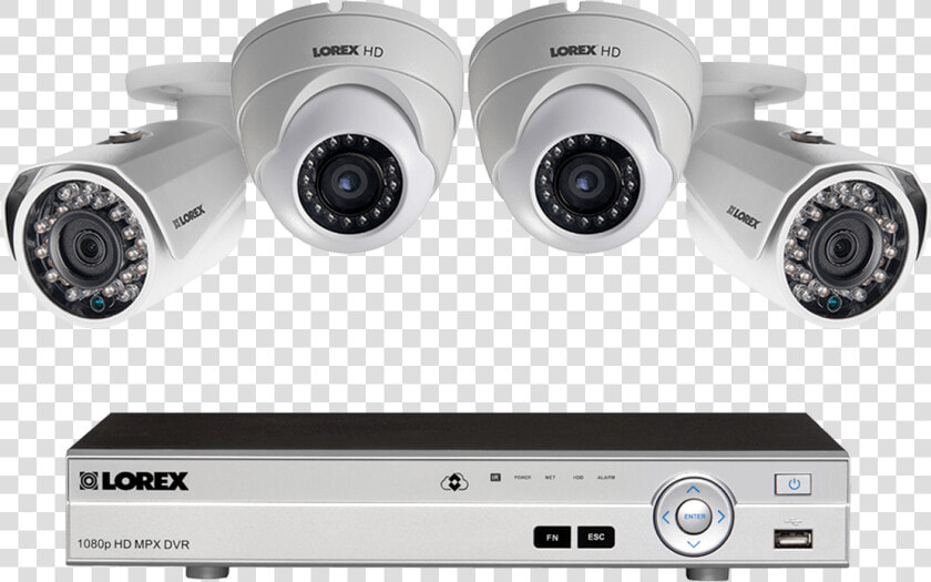 1080p Hd Security Camera System With 4 1080p Metal   Security Camera System  HD Png DownloadTransparent PNG