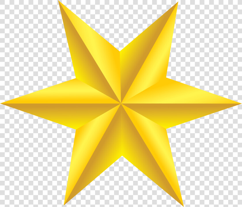 Gold Star Line Clipart   Gold Star Simple Png  Transparent PngTransparent PNG