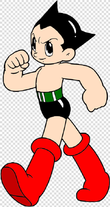 Astro Boy Walking By Mralexed   Astro Boy Art Style  HD Png DownloadTransparent PNG