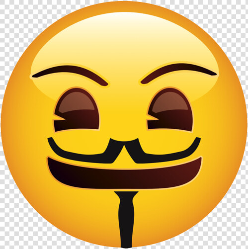 Guy Fawkes Emoji  HD Png DownloadTransparent PNG