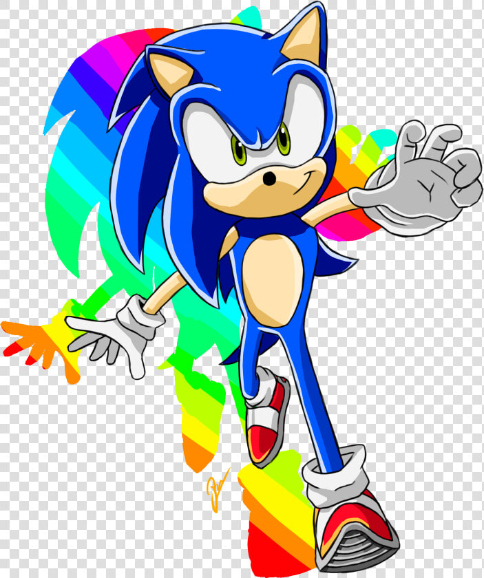 Sanic Drawing Paper   Cartoon  HD Png DownloadTransparent PNG