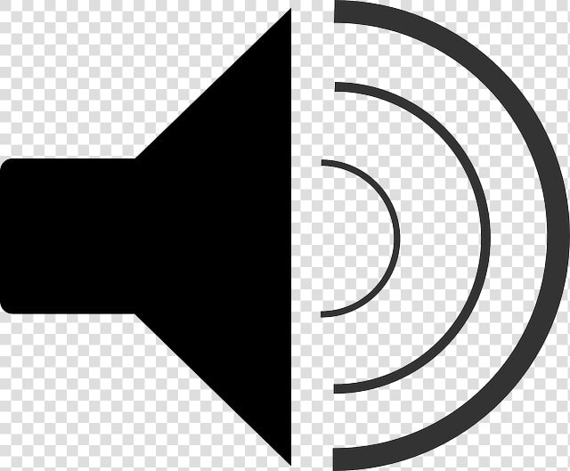 Sound On Clipart Graphic Black And White Download Sound   Speaker Clipart Black And White  HD Png DownloadTransparent PNG