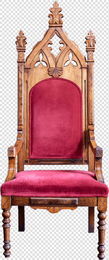 Old Chair Png  plush Red Chair   Throne  Transparent PngTransparent PNG