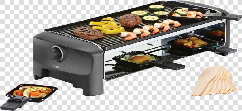 Parrilla Raclette Y Plancha Reversible Princess 162840   Princess 162820 Raclette 8 Stone  amp  Grill Party  HD Png DownloadTransparent PNG