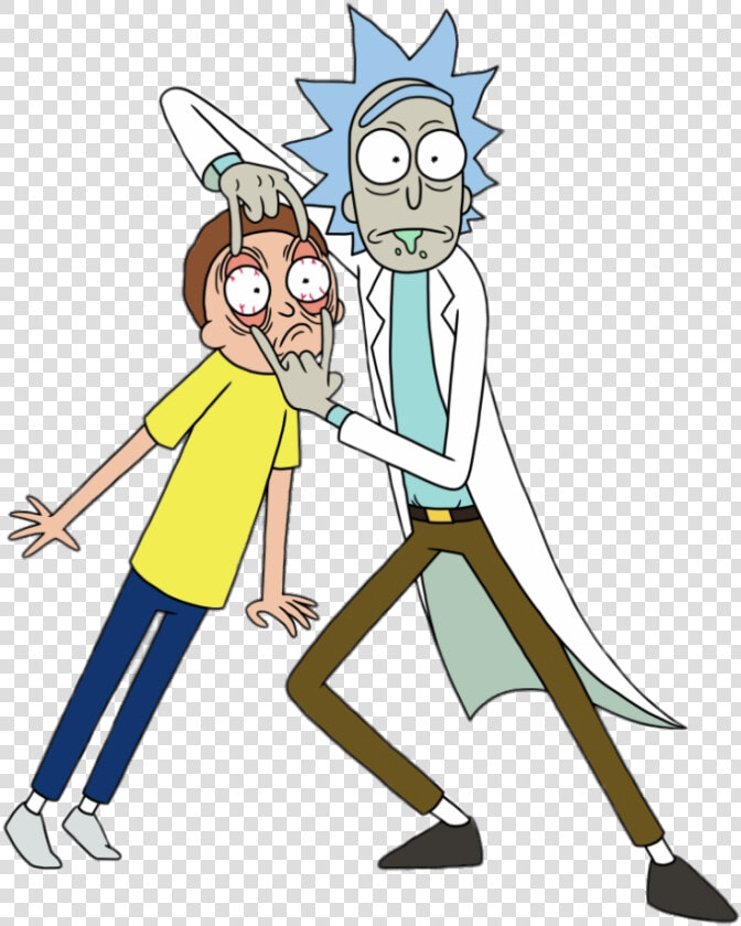 Rick And Morty Bloodshot Eyes   Rick Y Morty Png  Transparent PngTransparent PNG