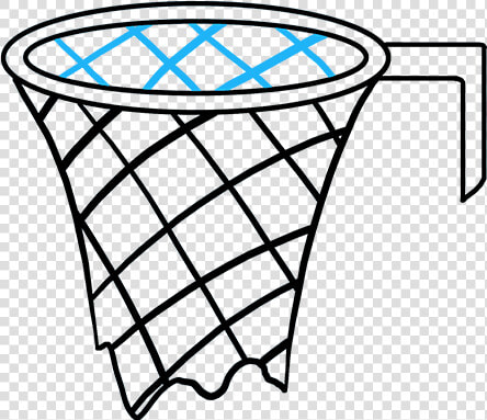 How To Draw Basketball Hoop   Basketball Hoop Drawing Easy  HD Png DownloadTransparent PNG