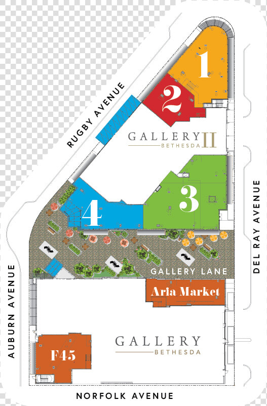 Gallery Bethesda Ii Site Plan   Map  HD Png DownloadTransparent PNG