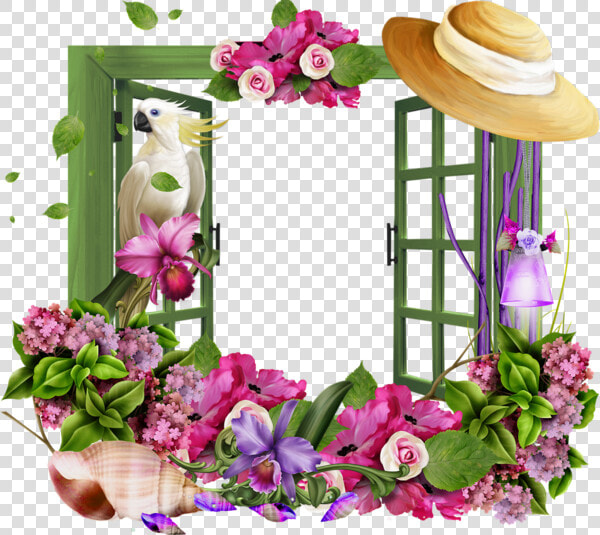 Image Du Blog Zezete2   Facebook Cover Flower Frame  HD Png DownloadTransparent PNG