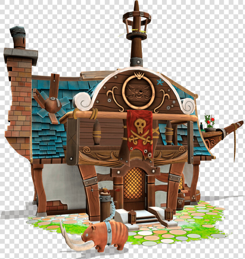 Stylized Pirate House   Illustration  HD Png DownloadTransparent PNG