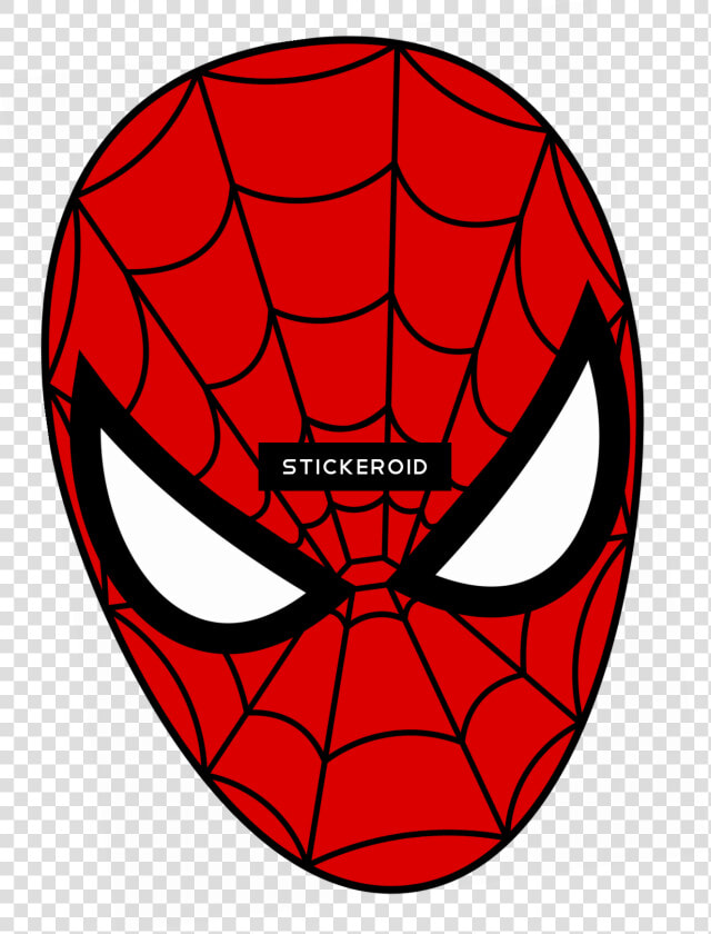 Spiderman Spider Clipart   Spider Man Drawing Mask  HD Png DownloadTransparent PNG