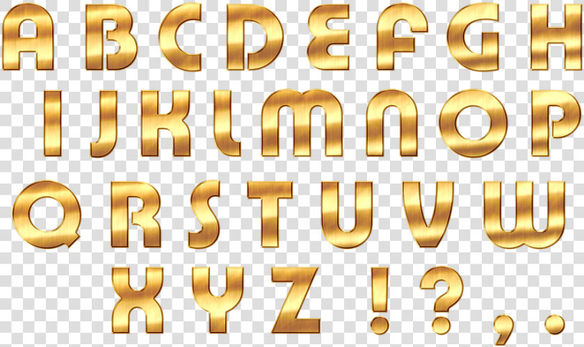 Alphabet  Letters  Gold  Abc  Font  Shiny  Gloss  Noble   Gold Letters Png  Transparent PngTransparent PNG