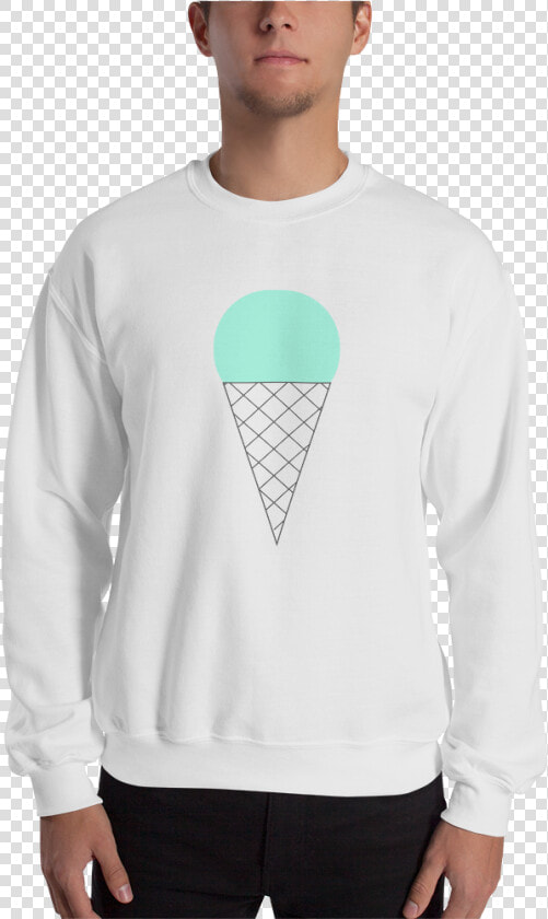 Snow Cone Sweatshirt   Crew Neck  HD Png DownloadTransparent PNG