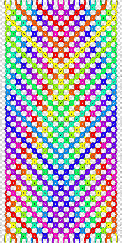 Normal Pattern   Fishbone Friendship Bracelet Pattern  HD Png DownloadTransparent PNG