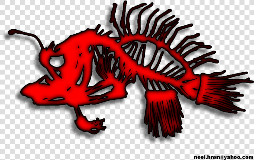 Clipart Library Download Anglerfish Drawing Skeleton   Illustration  HD Png DownloadTransparent PNG