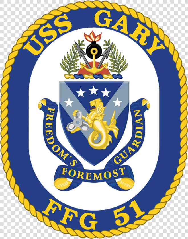 Uss Gary Ffg 51 Crest   Uss Gary  HD Png DownloadTransparent PNG