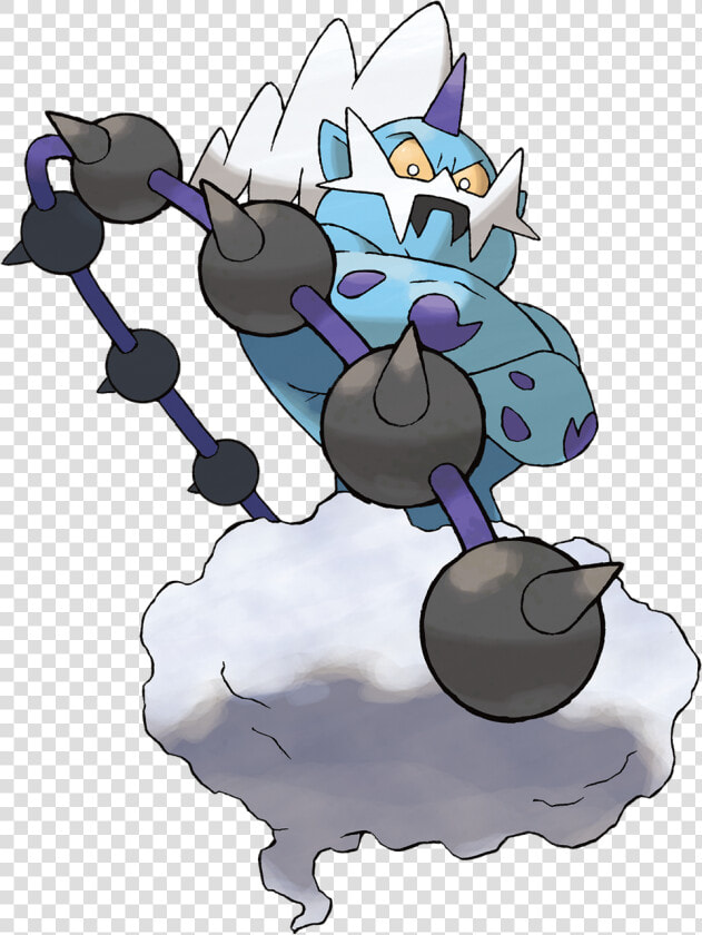 Transparent Scrafty Png   Thundurus Pokemon Go  Png DownloadTransparent PNG