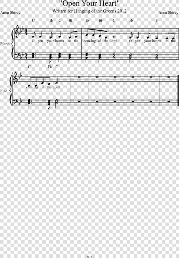 Partitura Tres I Tres  HD Png DownloadTransparent PNG