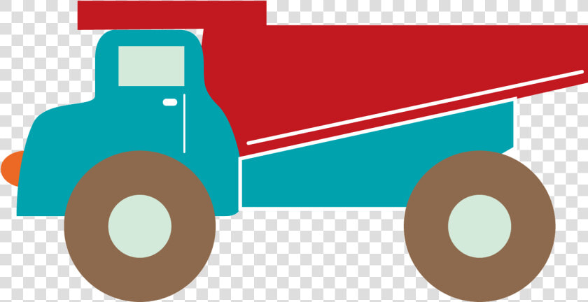 Clip Art Stock Vector Cartoon Dump Truck Flat Truck   Caminhão Desenho Png  Transparent PngTransparent PNG