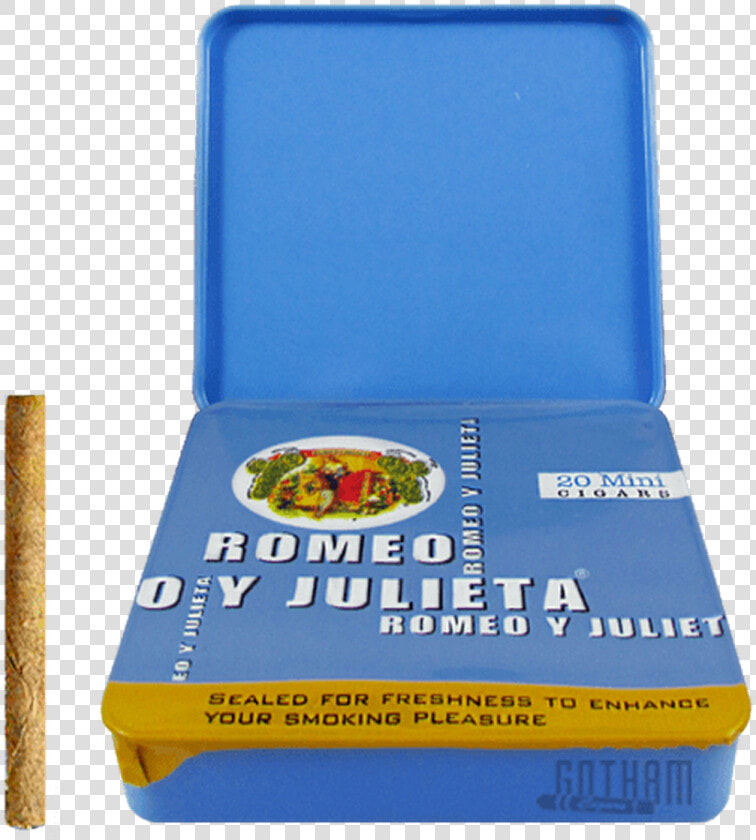 Romeo Y Julieta 1875 Mini Blue Open Box   General Supply  HD Png DownloadTransparent PNG