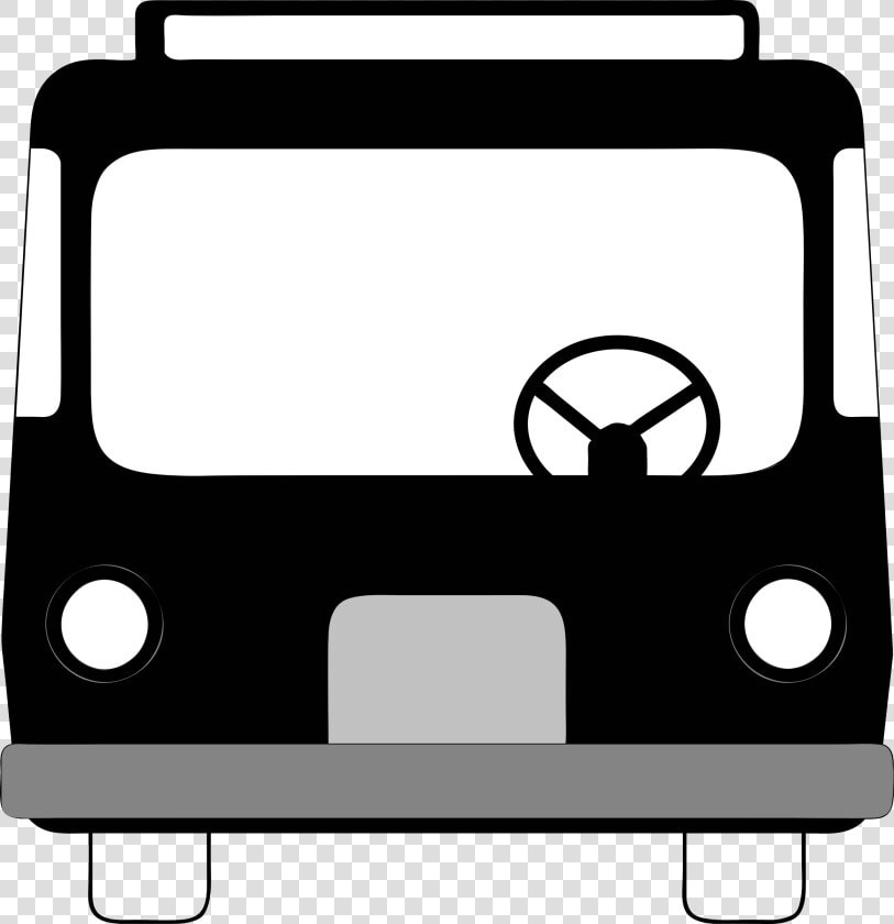 Bus Front View Clip Arts   Bus Front View Drawing  HD Png DownloadTransparent PNG