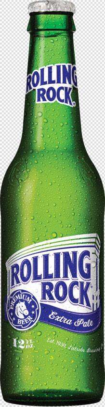 Rolling Rock   Rolling Rock Beer Bottle Transparent  HD Png DownloadTransparent PNG