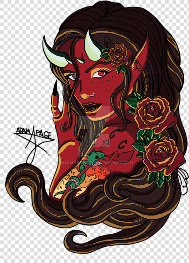 Flash Tattoo Demon Devil Michael Download Free Image   Tattoo Satan Png  Transparent PngTransparent PNG