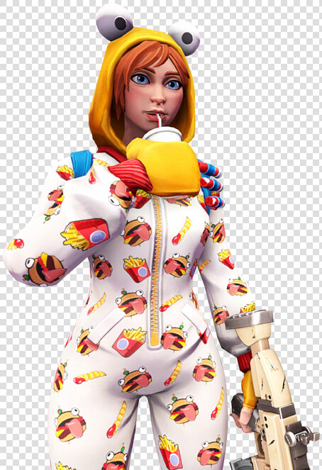 Free 3d Render Of The Onesie Skin For Anyone To Use   Skin Fortnite Png 3d  Transparent PngTransparent PNG