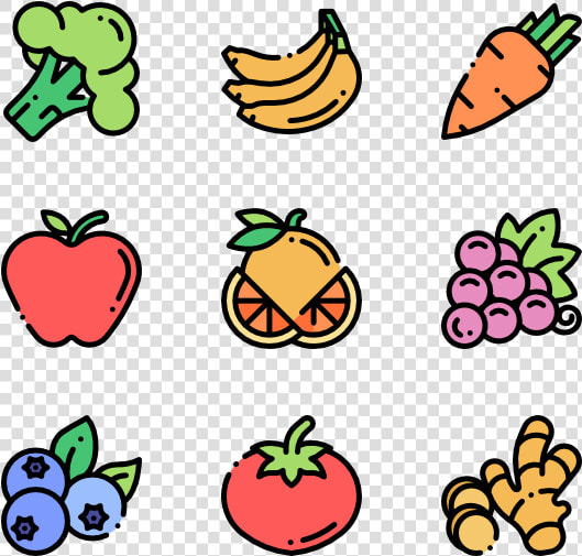 Fruits And Vegetables   Cartoon Fruits And Vegetables Png  Transparent PngTransparent PNG