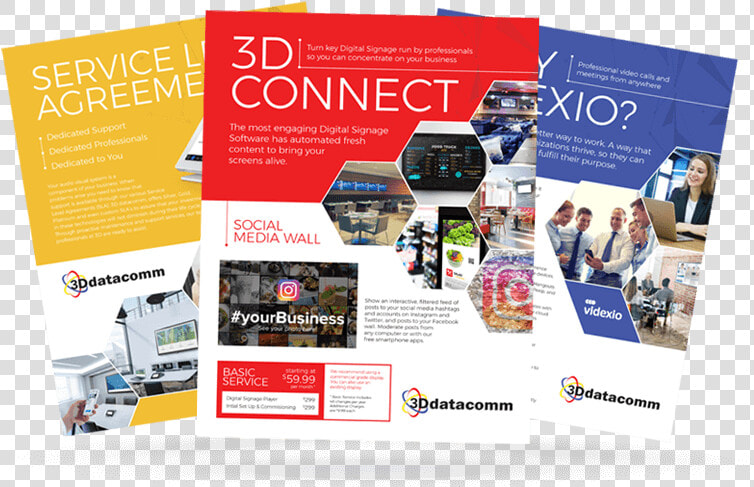 3d Datacomm   Brochures   Flyer  HD Png DownloadTransparent PNG