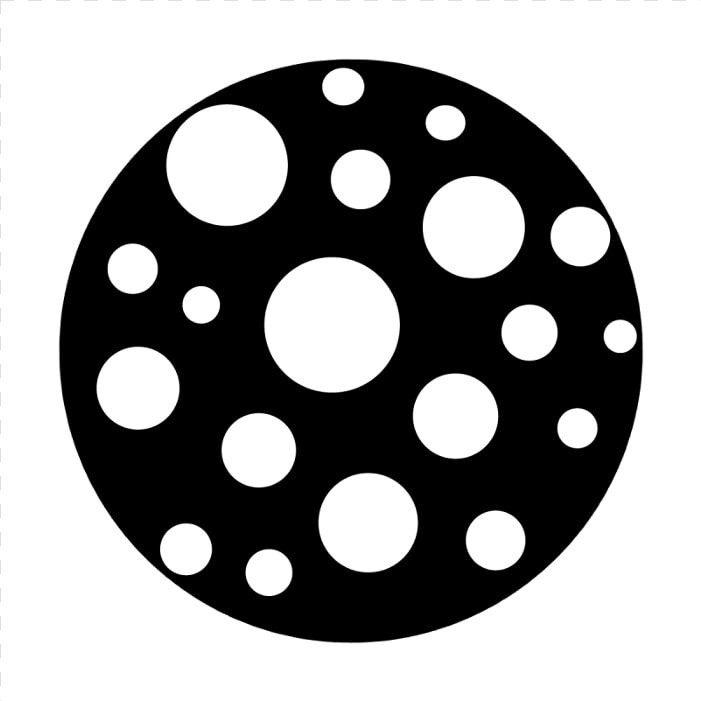 Apollo Printscenic Glass Gobo Me2370 Dots Large   Circle  HD Png DownloadTransparent PNG