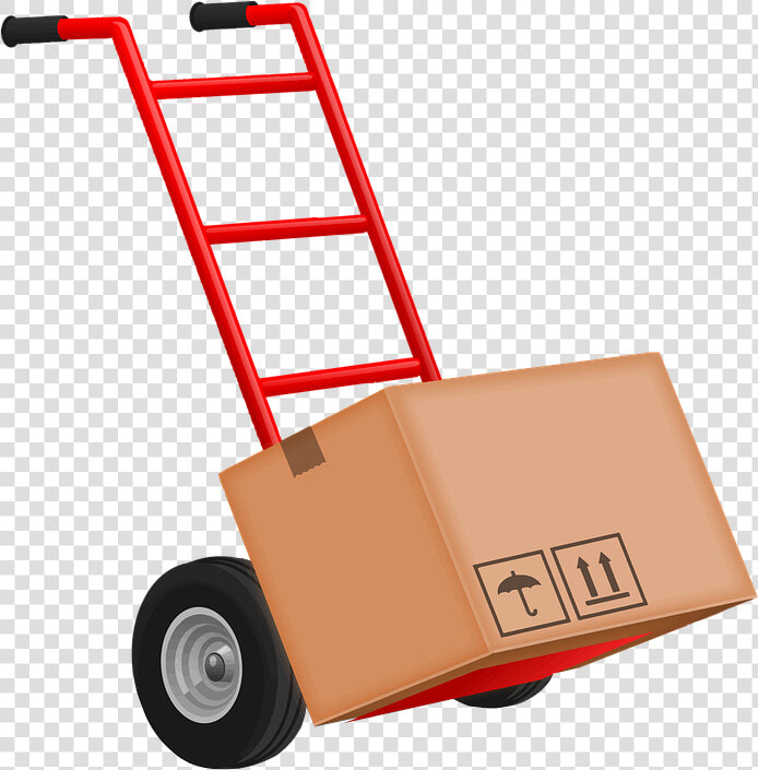 Red Sack Truck   Wir Ziehen Um  HD Png DownloadTransparent PNG