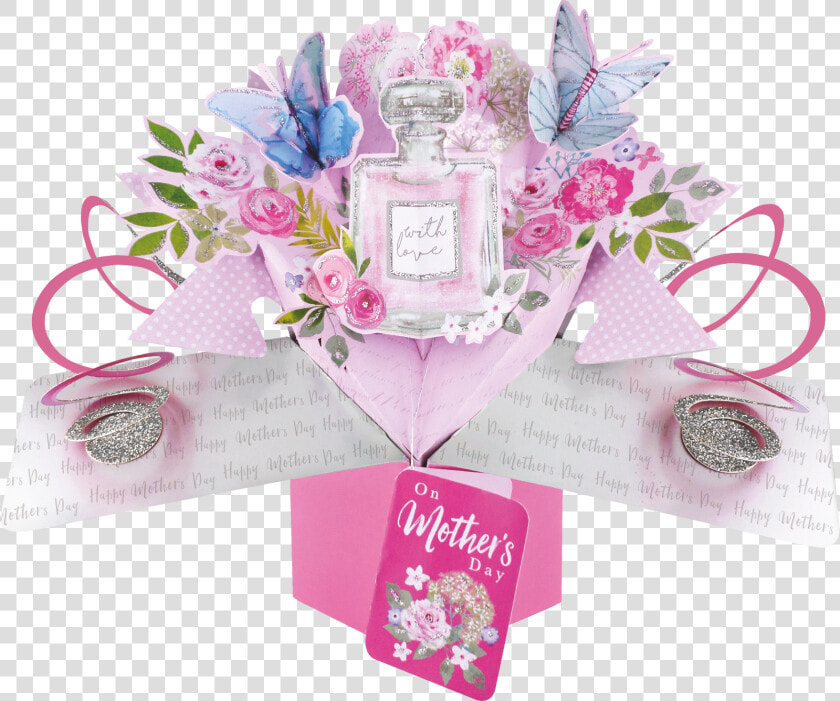 Mother S Day Perfume Bottle Pop up Greeting Card Second   Mother  39 s Day Pop Up Card  HD Png DownloadTransparent PNG