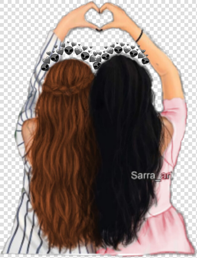  melhores Amigas   Bff Best Friend Stickers  HD Png DownloadTransparent PNG