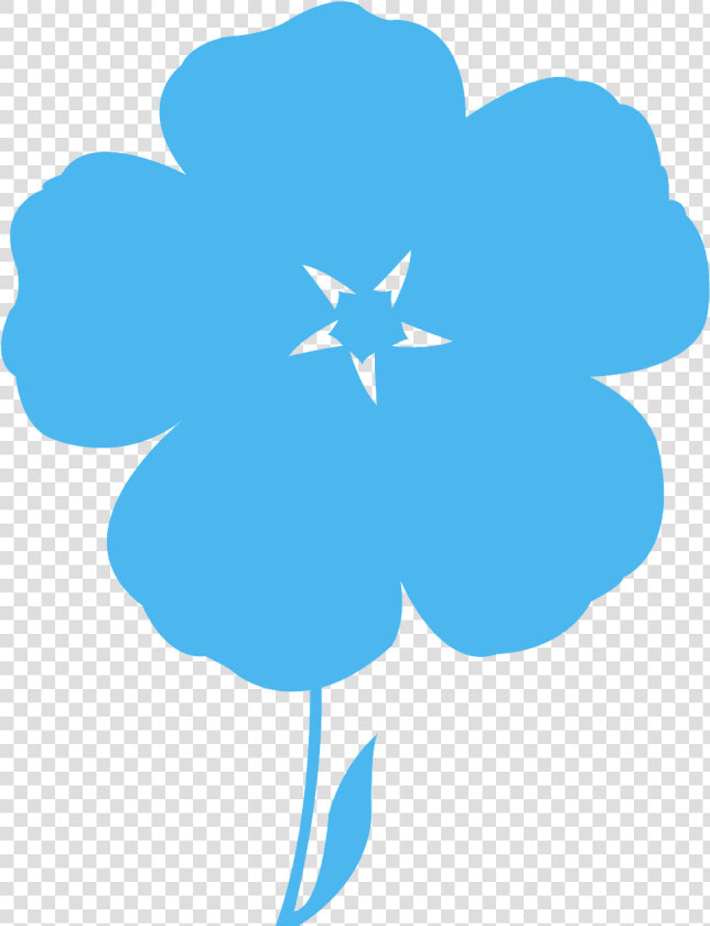 Silueta De Flor  HD Png DownloadTransparent PNG