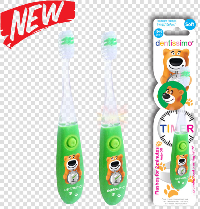 Dentissimo Kids Timer Toothbrush  HD Png DownloadTransparent PNG