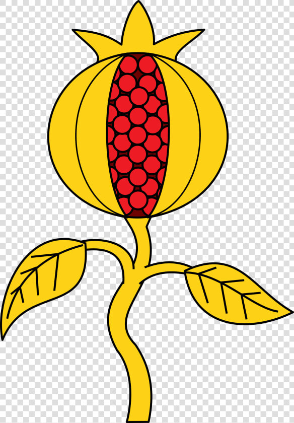 Botany plant flower   Pomegranate Coat Of Arms  HD Png DownloadTransparent PNG