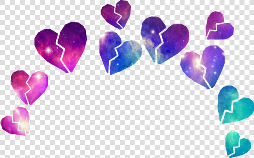  corazones  hearts  galaxia  galaxy  universo  corona   Black Heart Crown Png  Transparent PngTransparent PNG