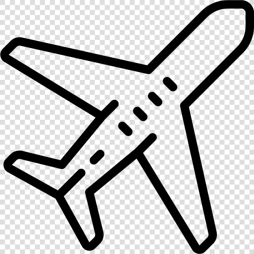 Transparent Airport Icon Png   Plane Icon Black And White  Png DownloadTransparent PNG