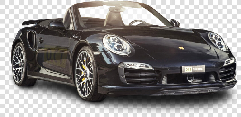 Black Porsche 911 Turbo Car  HD Png DownloadTransparent PNG