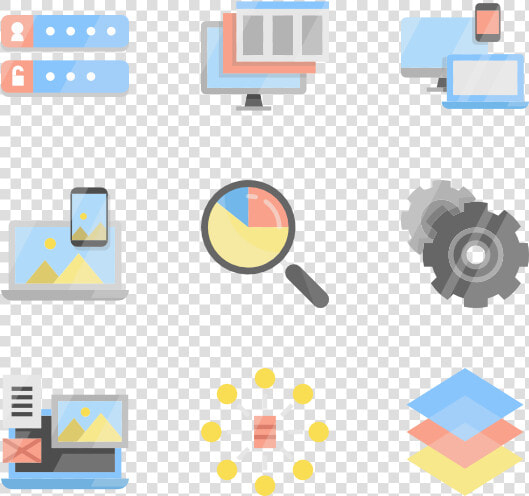 Web Design Set   Web Design Icon Pack  HD Png DownloadTransparent PNG