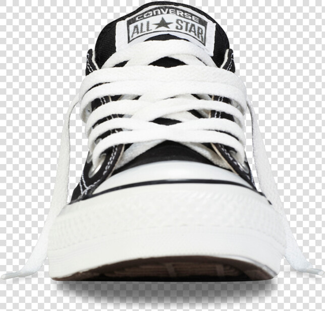 Transparent Converse Clipart Black And White   Front Of Converse Shoe  HD Png DownloadTransparent PNG